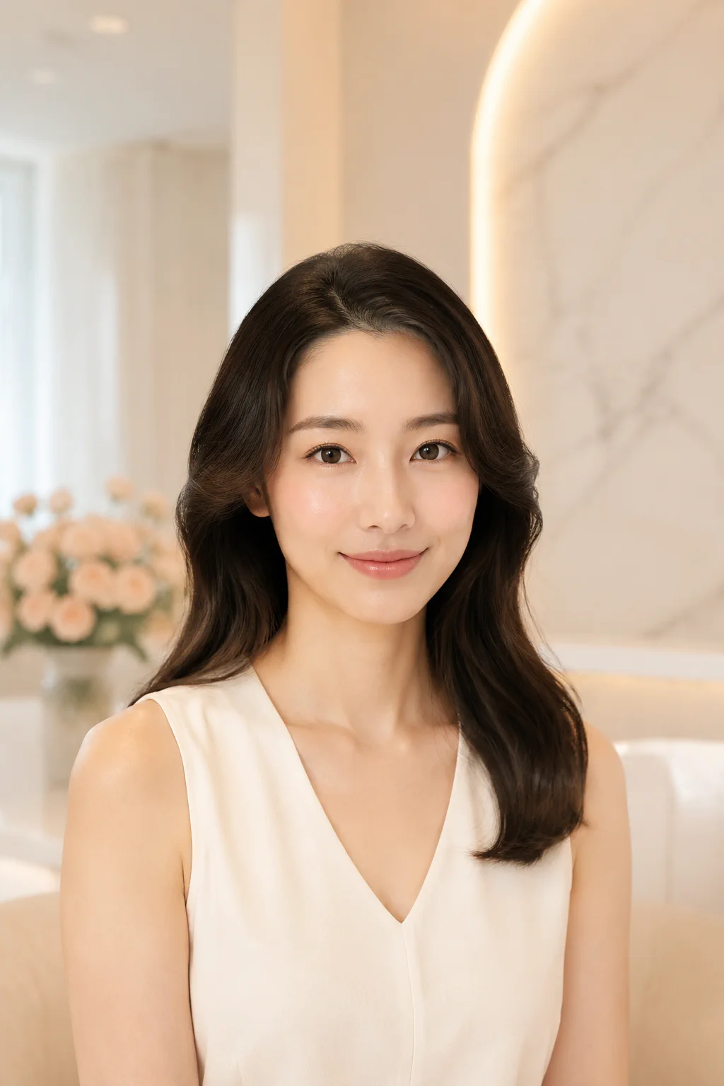 Female portrait for beauty enhancement