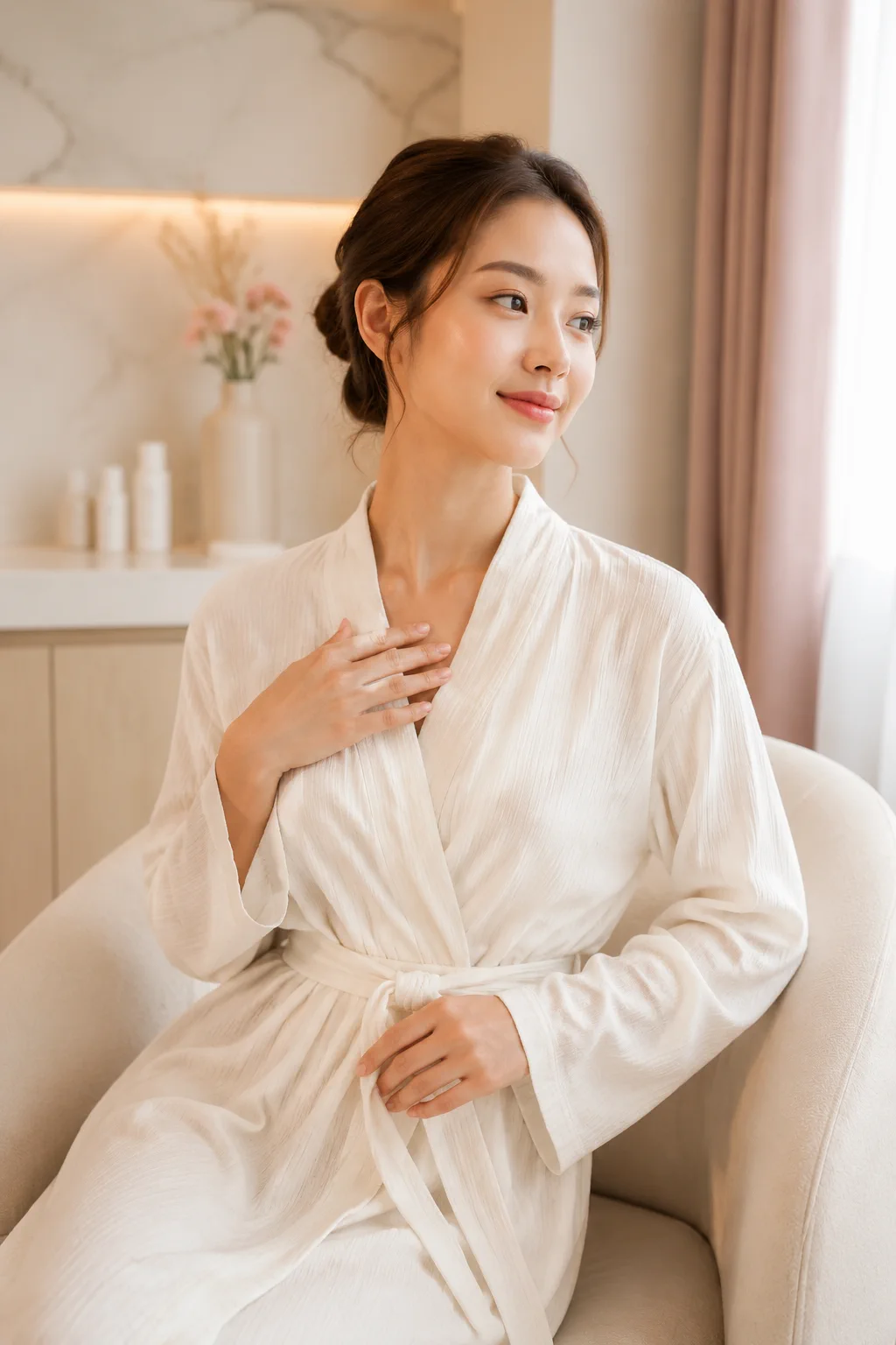 Facial care portrait